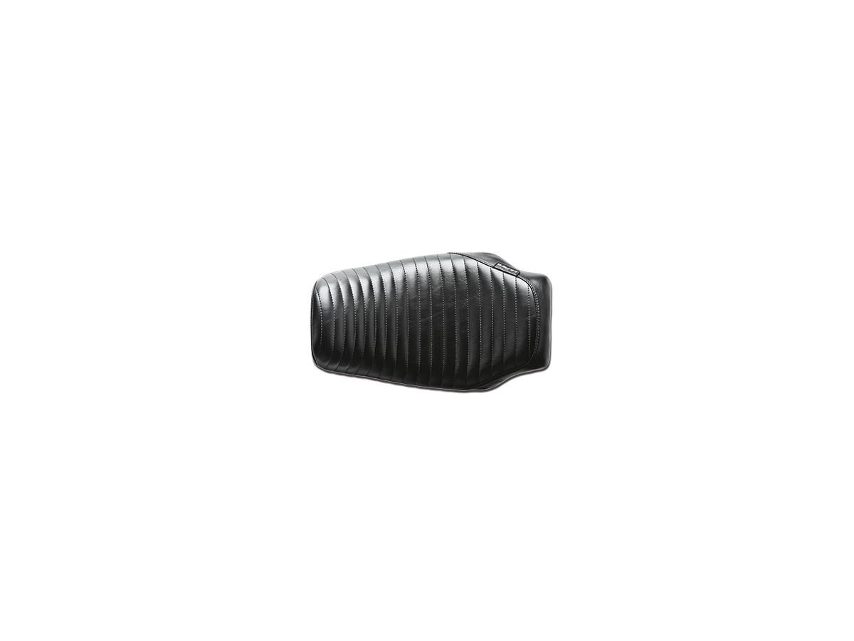 Bare bones solo seat pleated stitch black vinyl, 18-21 flsl, 21-24 fxbbs, 20-24 fxst, 18-20, 25 fxbb 1 Le pera