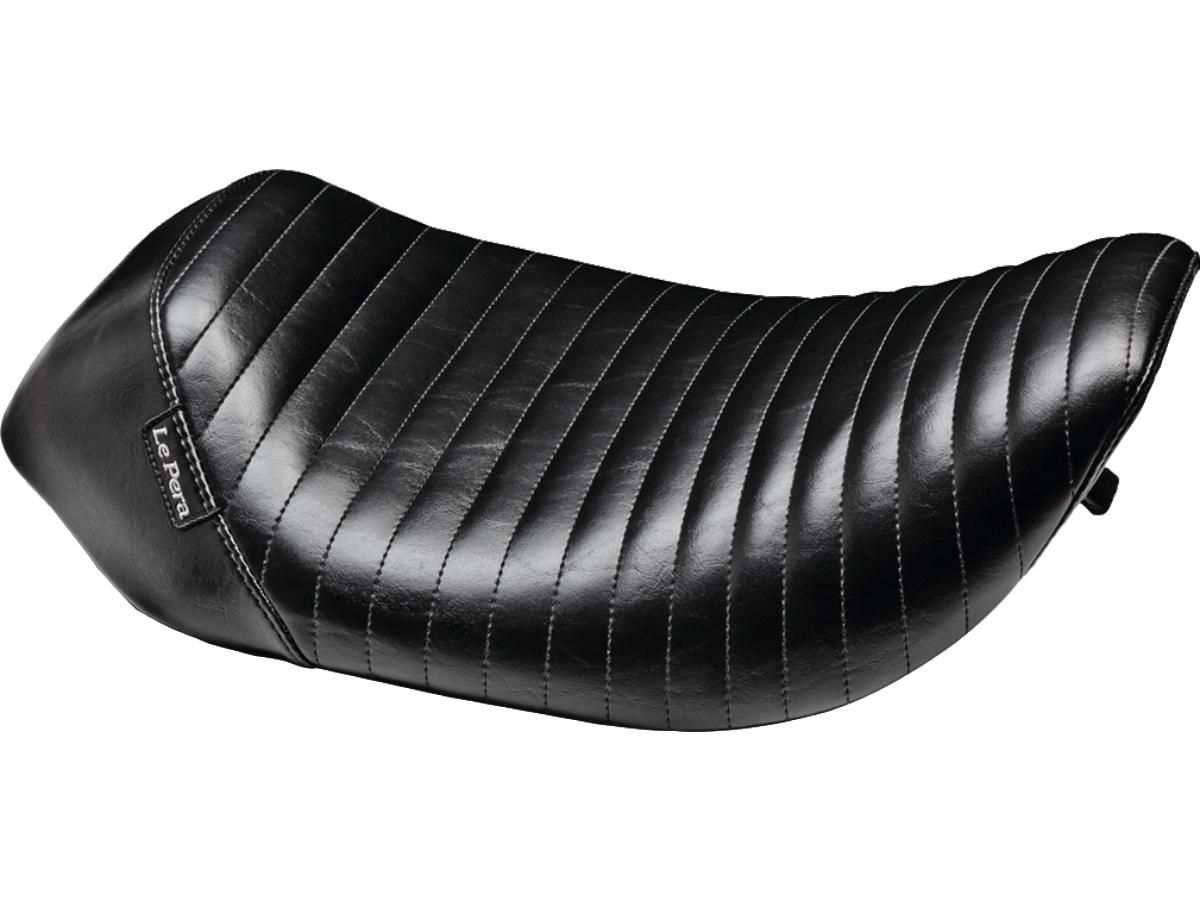 Bare bones solo seat pleated stitch black vinyl, 02-03, 07 flhr, 02-06 flhrci, 02, 04-06 flhri, 02-03 flhrsei, 04-06 flhrsi, 07 flhrc, 07 flhrs, 07 flhrse3 1 Le pera