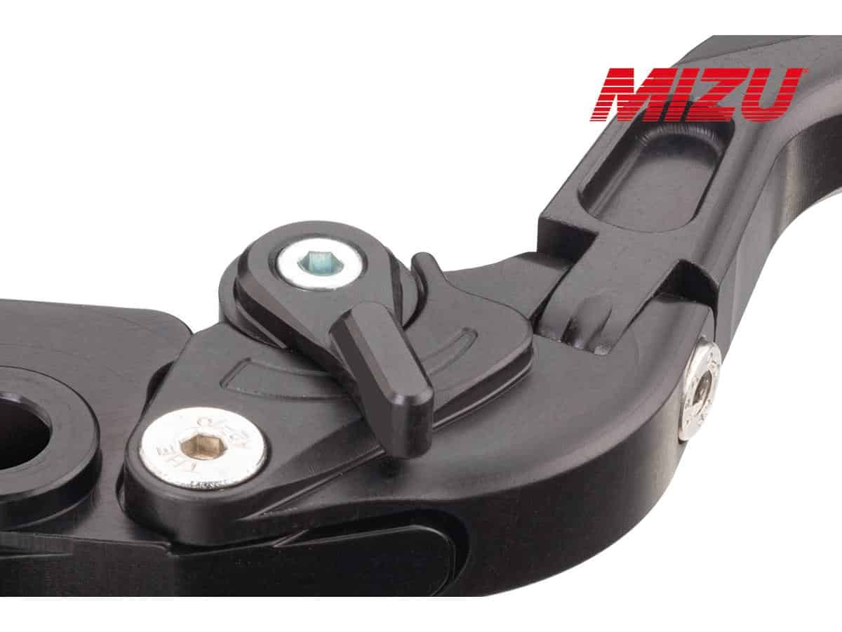 Adjustable and foldable replacement lever black anodized clutch side Adjustable and foldable replacement lever black anodized clutch side