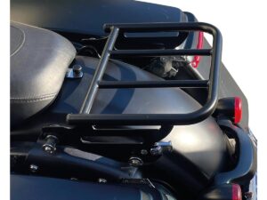 Low Pro Detachable Two-Up Luggage Rack Black Powder Coated