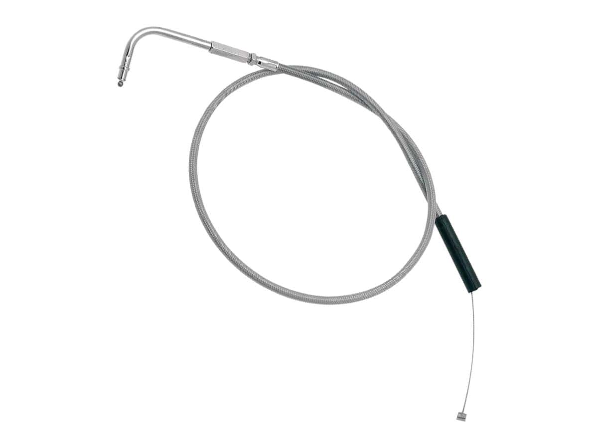 Armor coated throttle cable 70 ° stainless steel clear coated 44,9", 03 flht, 03 flhti 1 Motion pro