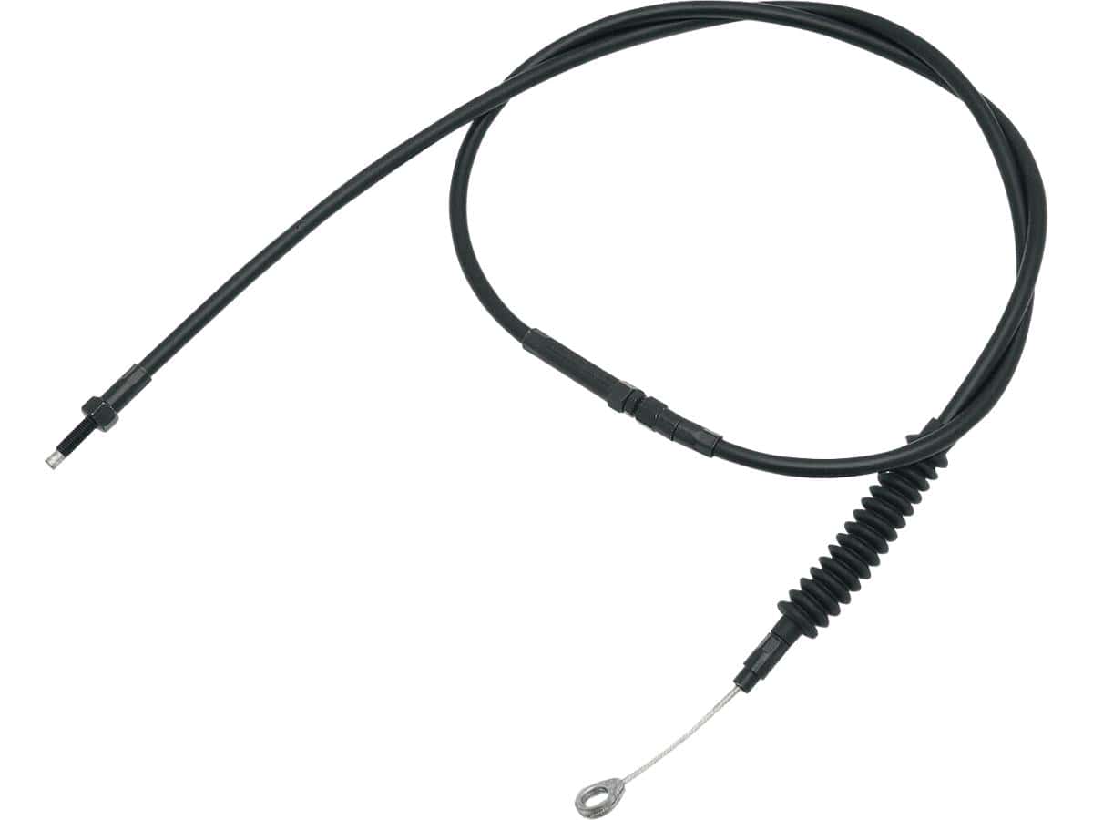 Blackout longitudinally wound (lw) clutch cable +12" black vinyl all black 74,8", 10-11 flhxxx, 10-13 flhtcutg, 13 flhtcutg anv, 08-10, 13 flhr, 08-13 flhrc, 08-10 flht, 08-10, 12-13 flhtcu, 08-10, 13 flhtp, 08-13 flhx, 08-09 fltr, 09-13 flhtc, 10-13 flhtk, 10, 13 fltrx, 13 flhtk anv, 13 fltru 1 Motion pro