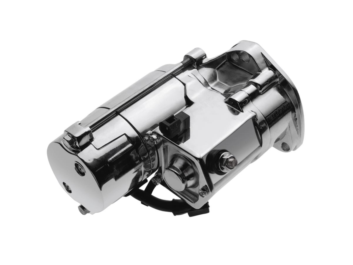 Oem replacement starter chrome 1. 4 kw, 81-20 sportster, 97-02 m2, 97-98 s1, 97-99 s3, 99-02 x1 1 Motor factory