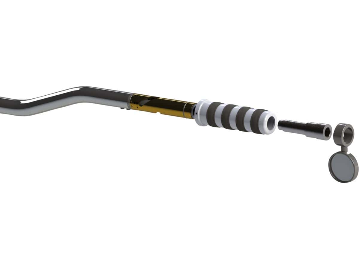 Mirror mount bar end extensions chrome 1 Mueller motorcycles ag