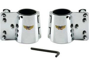Heavy Duty Windshield Mount Kit Straight forks Chrome