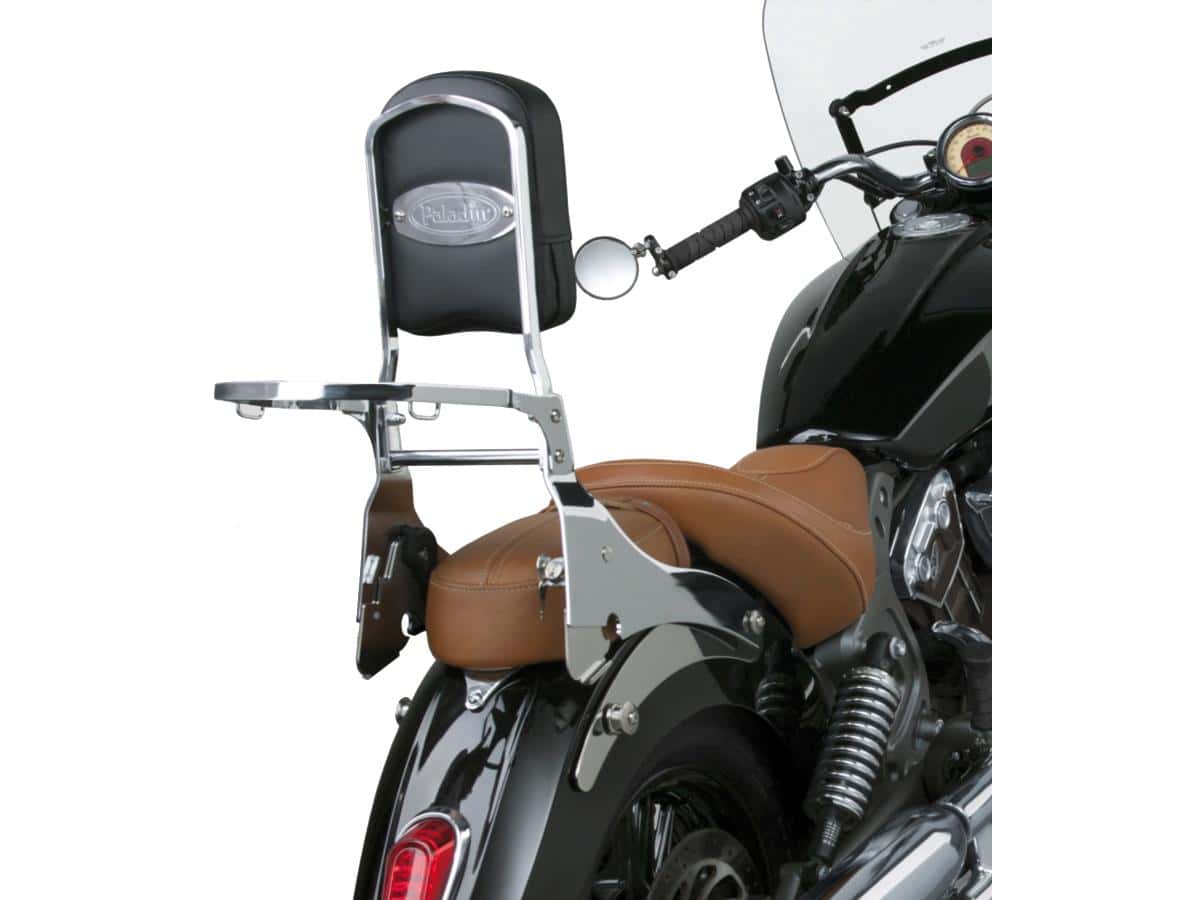 Paladin backrest luggage rack chrome, 15-24 scout, 16-20, 23-24 scout sixty 1 National cycle
