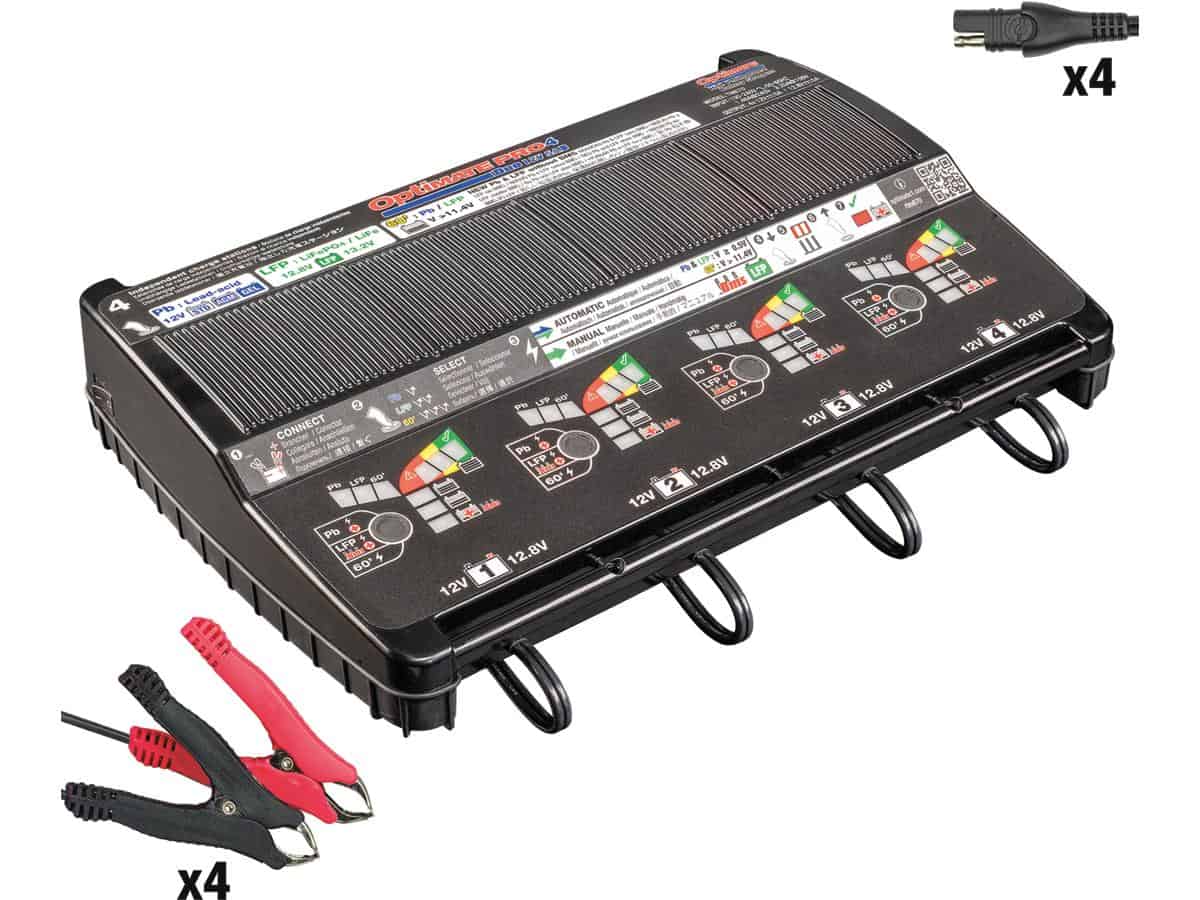 Pro-4 duo 12v 5a automatic diagnostic battery charger x 4 Pro-4 duo 12v 5a automatic diagnostic battery charger x 4