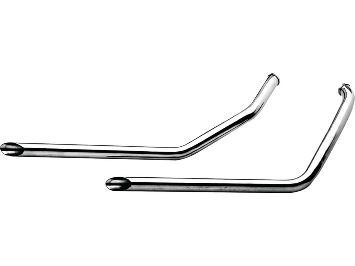 Paughco, , slash cut drag pipes for dyna models chrome 1,75", 91-11 dyna 1 Paughco