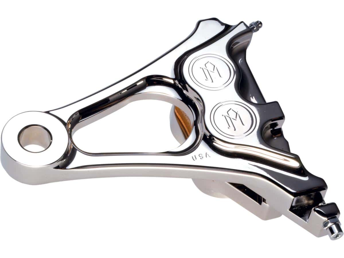 4-piston integrated differential bore brake caliper, 08-17 softail 1 Performance machine