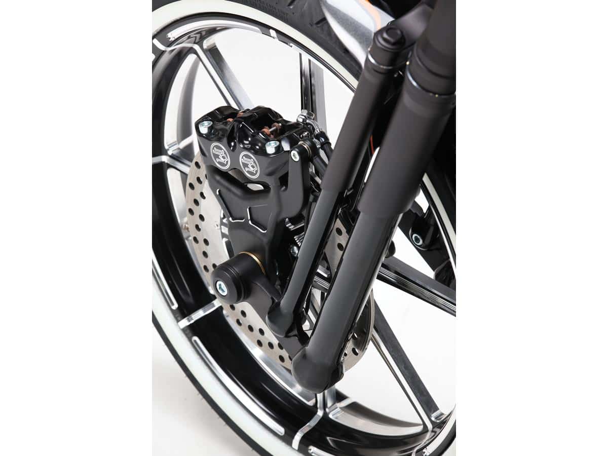 Custom radial brake caliper contrast cut anodized right Custom radial brake caliper contrast cut anodized right