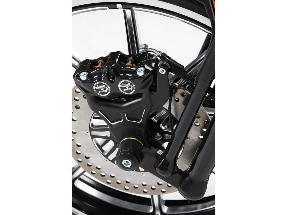 Custom radial brake caliper contrast cut anodized right, 1 Performance machine