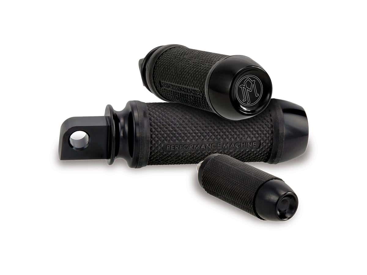 Elite footpegs black 1 Performance machine