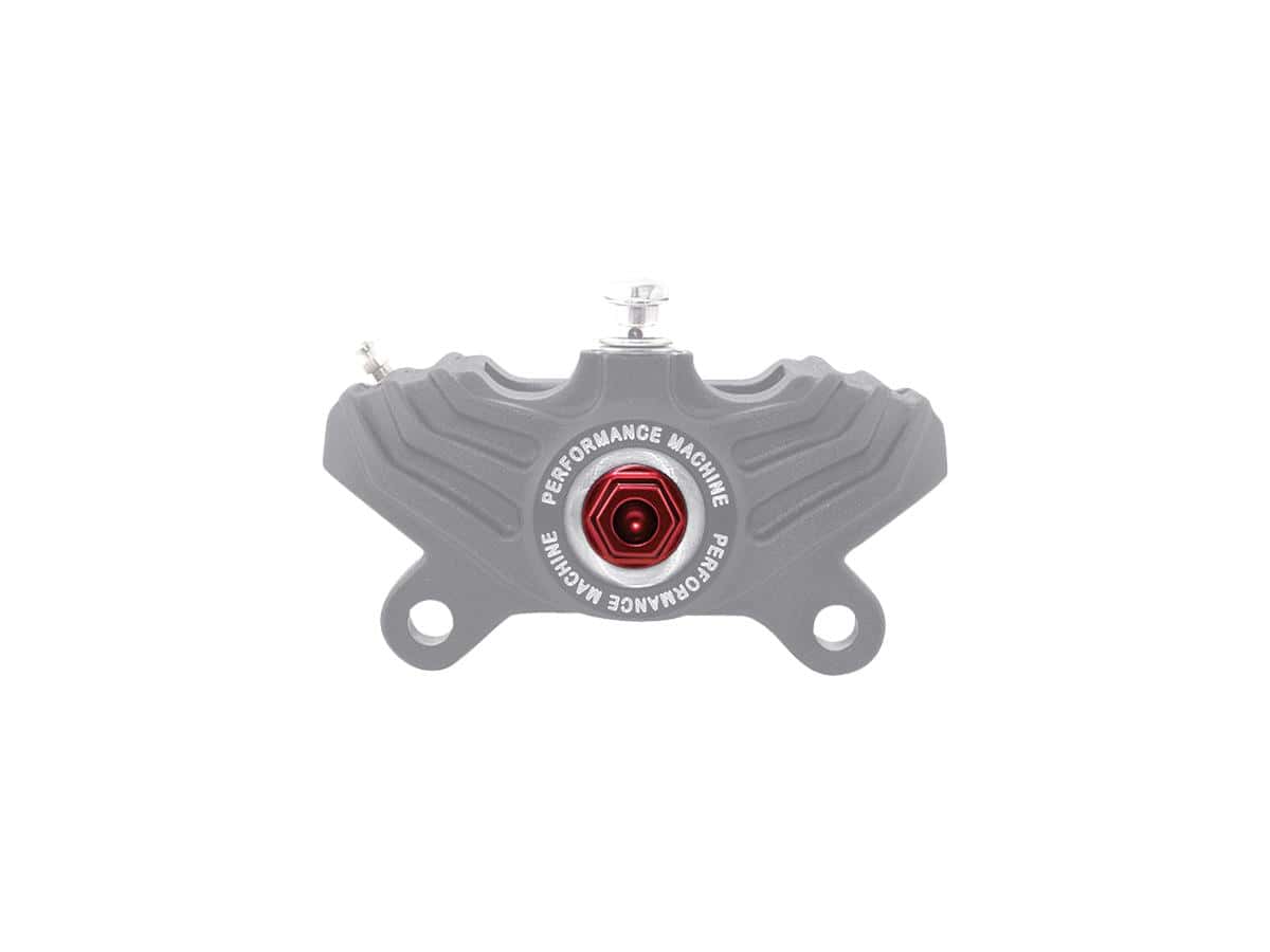 Vintage brake caliper bolt red, 1 Performance machine