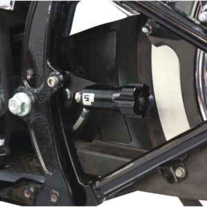 422 Series with Remote Adjustable Preload Twin Shocks With remote preload adjuster Chrome