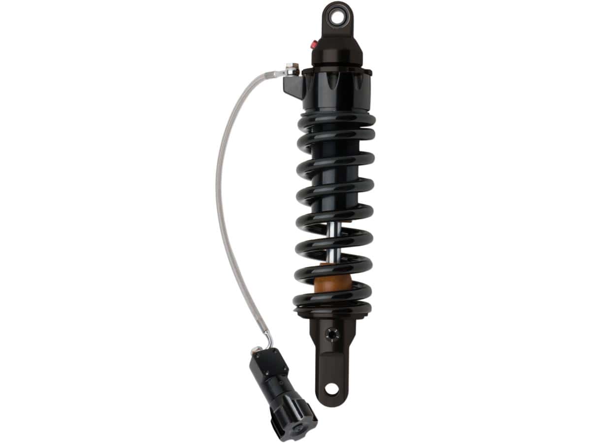 465 series sgl mono shock for softail 18-up with rap (remote preload adjuster), std. Spring black 13,5", 18-24 softail 1 Progressive suspension