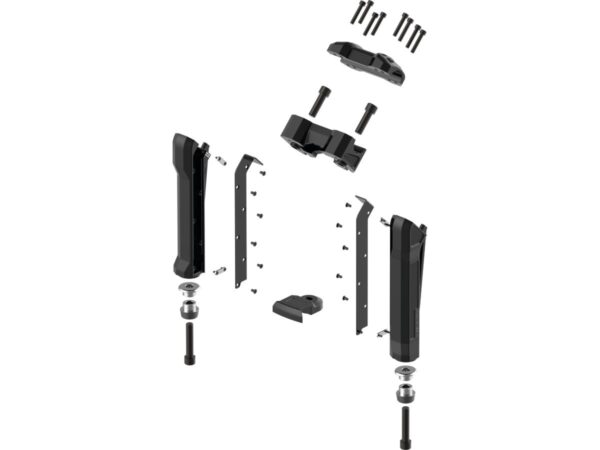 Club Style Pullback No Instrument Riser Kit (Models with Dash Mount Instruments) 10" Height