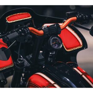 Club Style Pullback Riser Kit for Bottom Mount Round Speedometer 7" Height