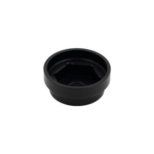 Premium Nut Covers for Nightster With Ricks Logo and fits for Hex Head Screws with Size 22 Black