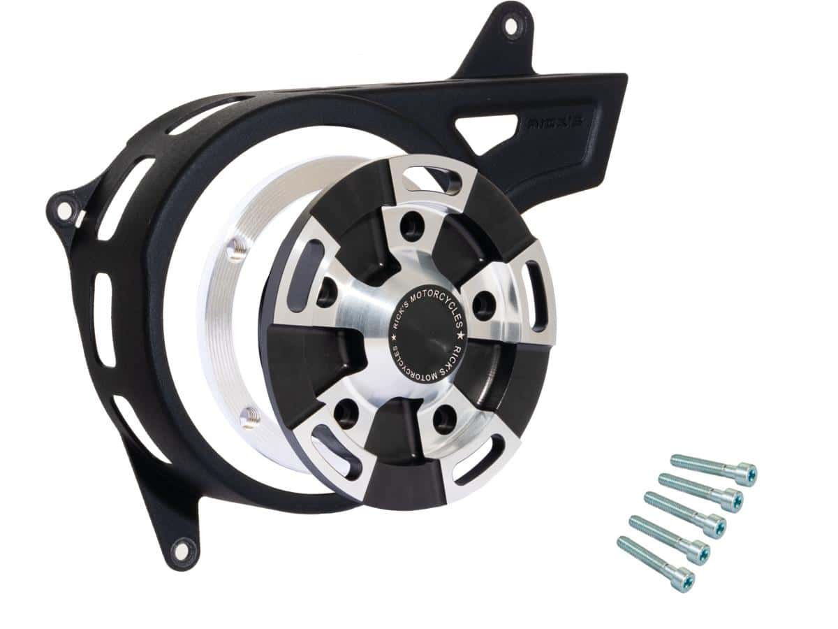 Ricks-motorcycles-sprocket-and-front-pulley-cover-for-sportster-s-and-nightster-black-2 Ricks motorcycles sprocket and front pulley cover for sportster s and nightster black 2