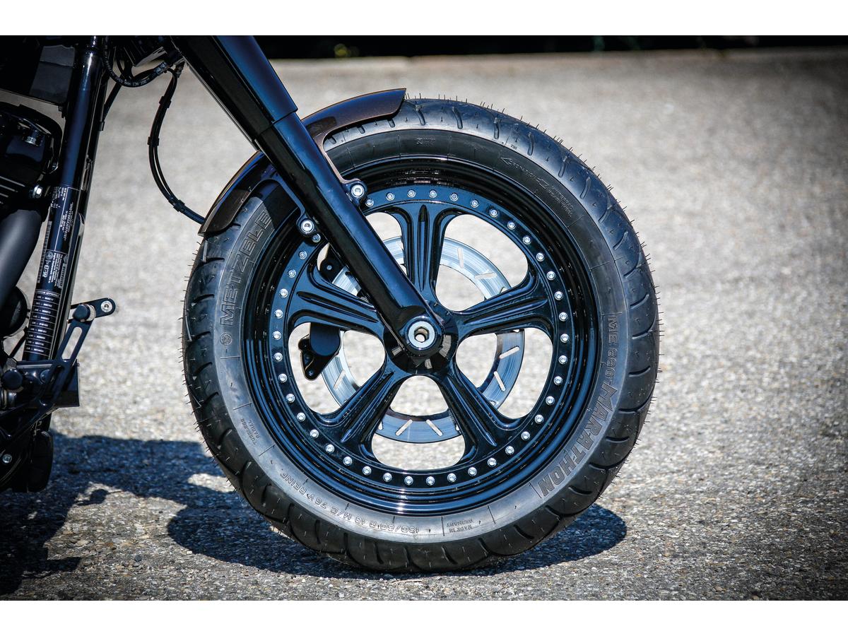 Steel front fender for softail models short version for fat boy raw 18", 18-20 flfb, 18-20 flfbs 114, 18 flfbs 114 anx, 18 flfbs 114 anv, 21-24 flfbs, 23 flfbs anv 1 Ricks motorcycles