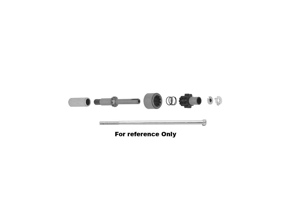 Starter jackshaft assemblies starter jackshaft, 94-05 dyna, 94-06 softail, 94-06 touring, 94 fx model 1 Rivera primo