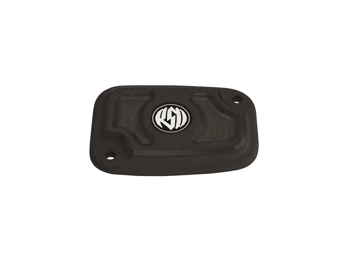 Cafe front brake master cylinder cap black ops, 14-24 touring, (except 23-24 flhxse, 23-24 fltrxse, 24 flhx, 24 fltrx, 24 fltrxstse), 14-24 trike 1 Roland sands design