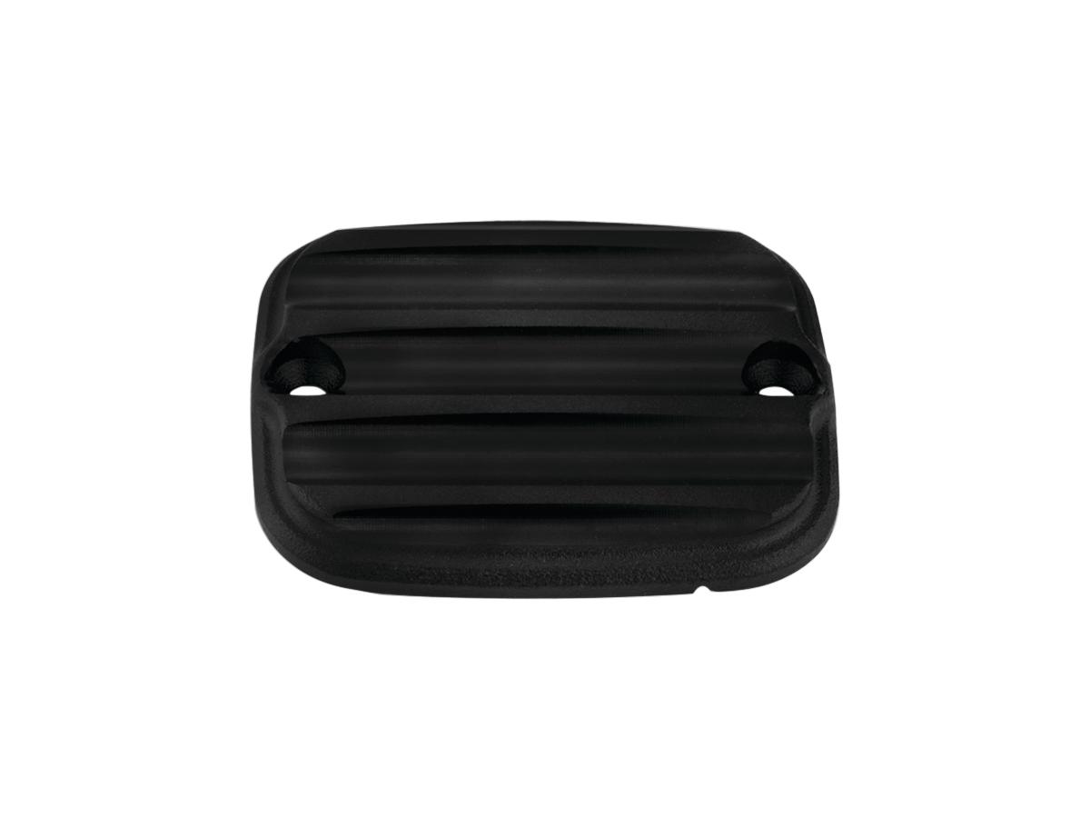 Nostalgia front brake master cylinder cover black ops, 06-17 dyna, 06-14 softail, 05-07 touring 1 Roland sands design
