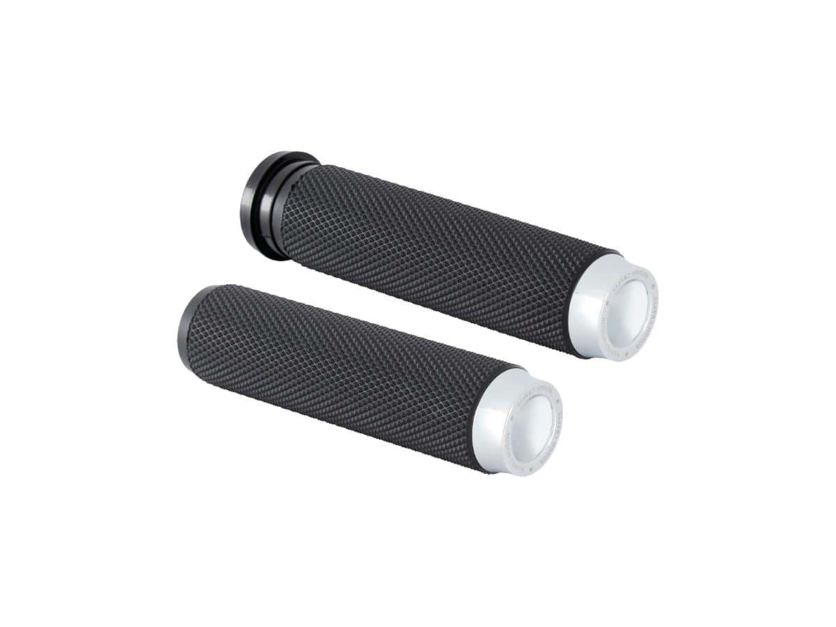 Grips chrome 1" throttle cables 1 Rough crafts