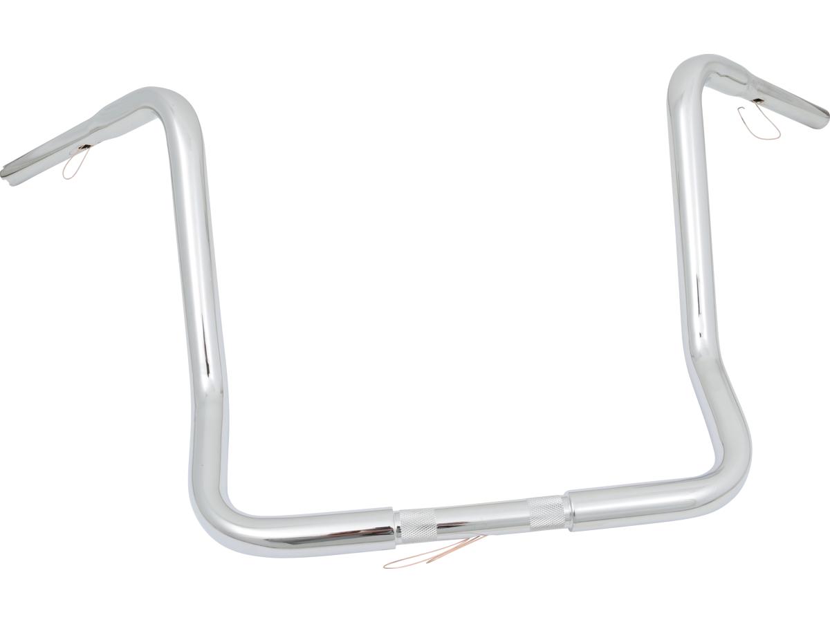 17 dresser ape hanger handlebar non-dimpled 3-hole chrome 1 1/4" throttle by wire throttle cables 1 Santee