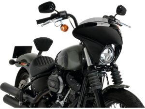 Batwing SML Fairing without Screen and Bracket Height 345 mm x Width 490 mm, 15-20 Street, (except 18-20 XG750A), 09-12 XL1200N, 09-20 XL883N, 16-20 XL1200X, 18 XL1200X ANX, 19-20 XL1200NS, 19-20 XL1200XS, 06 FXDBI, 07-17 FXDB, 14 FXDBB, 16 FXDBC, 18-20 FXLR, 18-20, 25 FXBB, 20-24 FXST, 21-24 FXBBS, 23-24 Nightster Special RH975S, 15-24 Scout, 16-20, 23-24 Scout Sixty, 18-24 Scout Bobber, 21-24 Scout Bobber Twenty, 23-24 Scout Bobber Sixty - Image 3