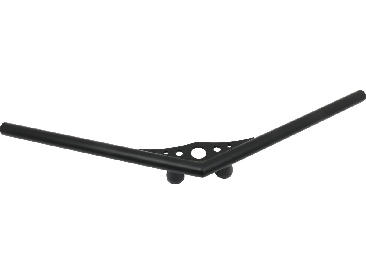 Bonanza flat handlebar non-dimpled black powder coated 1" throttle cables 1 Santee