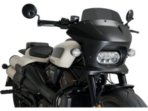 Fury Semifairing Screen Touring; Height 115 mm x Width 350 mm, - Image 3