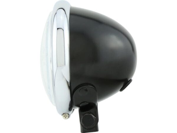 Bates Style 4 1/2" Headlight Black Powder Coated Bilux