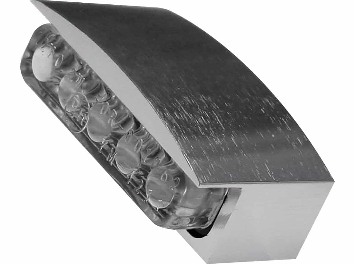 Mini led license plate light silver 1 Shin yo