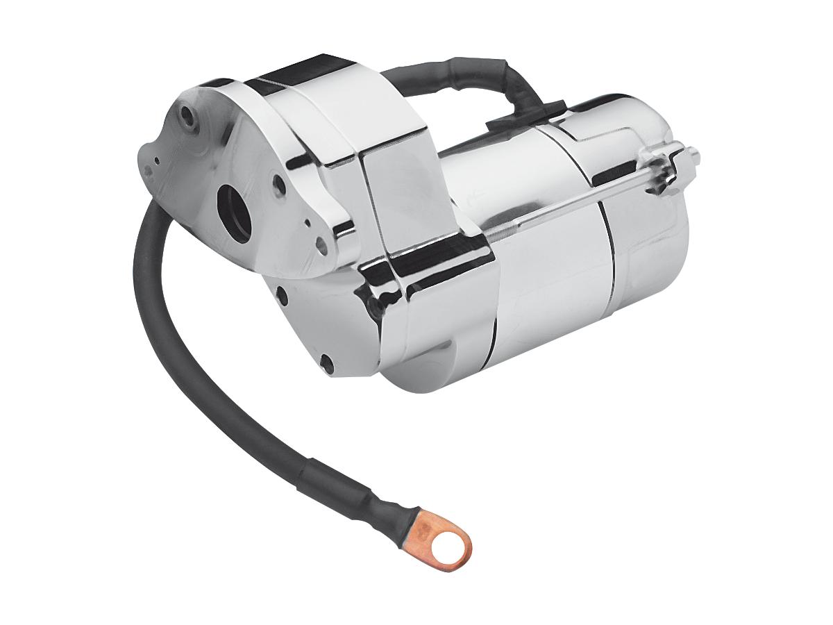Super torque starter polished 1. 4 kw, 65 panhead, 66-79 fl shovel, 71-79 fx shovel 1 Spyke
