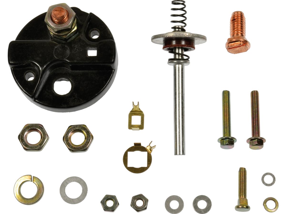 Solenoid repair kit starter solenoid repair kit, 67-80 sportster, 65 panhead, 66-84 fl shovel, 71-84 fx shovel, 85-88 fx model, 84-88 softail, 85-88 touring 1 Standard motorcycle products