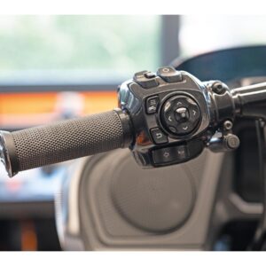 Base Rubber Grips Black Ring Black 1" Throttle By Wire (Switch Housing Sensor)