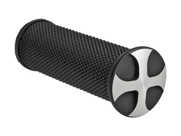 Cross Base Grip and Footpeg Toppers Bi-Color Anodized