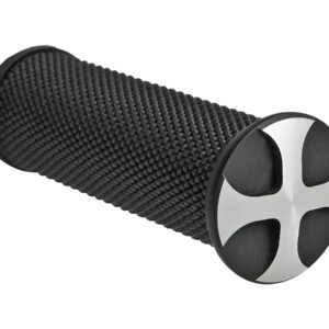 Cross Base Grip and Footpeg Toppers Bi-Color Anodized
