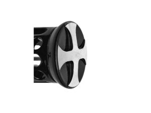 Cross Base Grip and Footpeg Toppers Bi-Color Anodized - Image 3