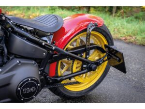 Flying Bob Rear Swinging Fender For 200 mm Rear Tire Raw