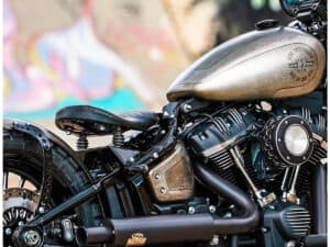 Frame Cover Black, 18-24 Softail, (except 18-19, 23-24 FXBR, 18-20 FXBRS 114, 18 FXBRS 114 ANX, 18-20 FLFB, 18-20 FLFBS 114, 18 FLFBS 114 ANX, 18 FLFBS 114 ANV, 19-20 FXDRS 114, 21-22 FXBRS, 21-24 FLFBS, 23 FLFBS ANV) - Image 3