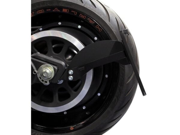 Long Side Mount License Plate Bracket Black Satin