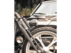 Low Headlight Bracket for Springer Lowering headlamp Polished, 89-03 FXSTS, 95-97 FXSTSB, 97-03 FLSTS, 01-03 FLSTSI, 01-02, 04-06 FXSTSI, 05-06 FLSTSCI, 07 FLSTSC, 07 FXSTSSE, 08 FXSTSSE2, 08-11 FLSTSB, 09 FXSTSSE3 - Image 3