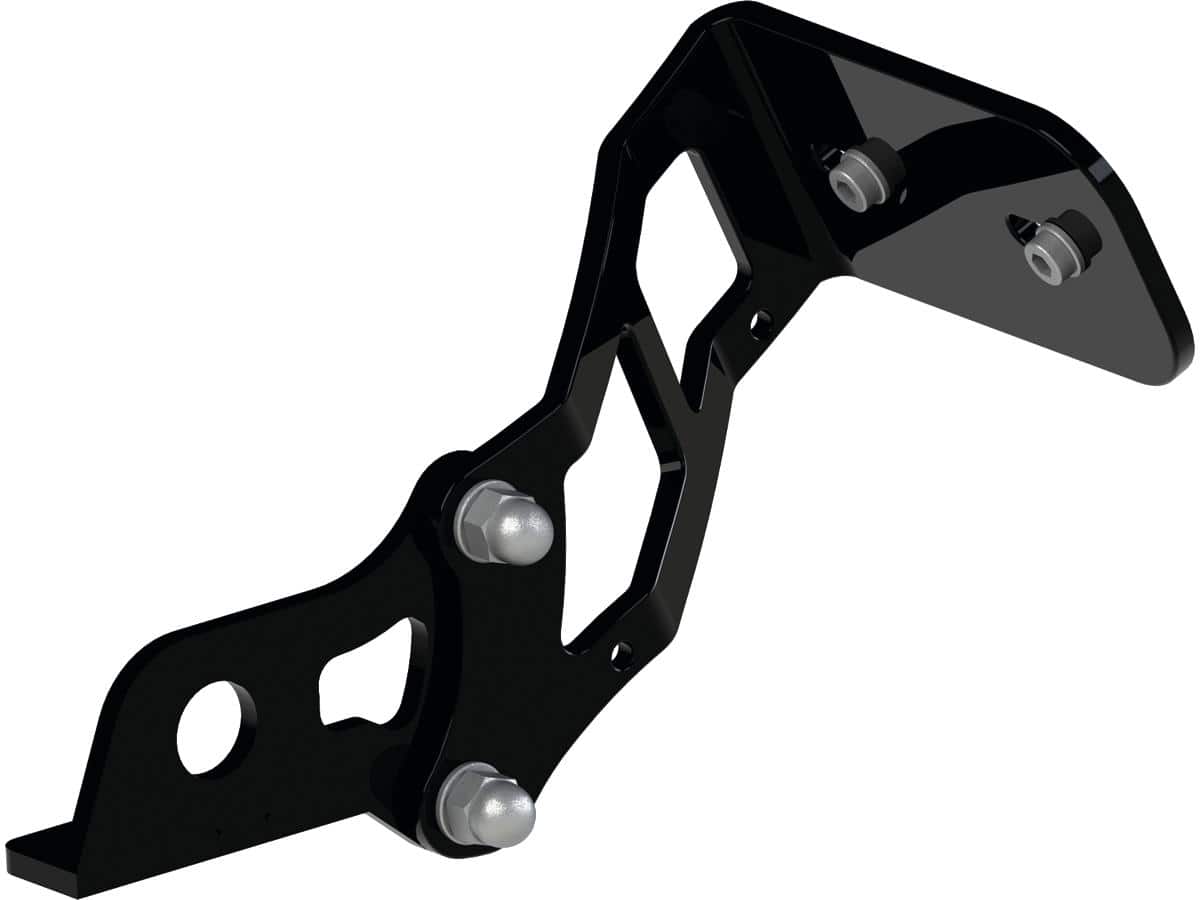 Medium pro side mount license plate bracket black, 00-03 sportster 1 Thunderbike