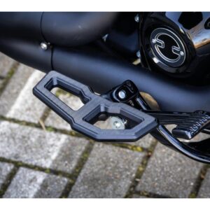 Mini Floorboard Footpeg Set Black Satin