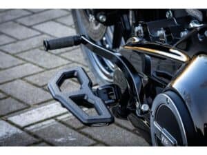 Mini Floorboard Footpeg Set Black Satin - Image 3