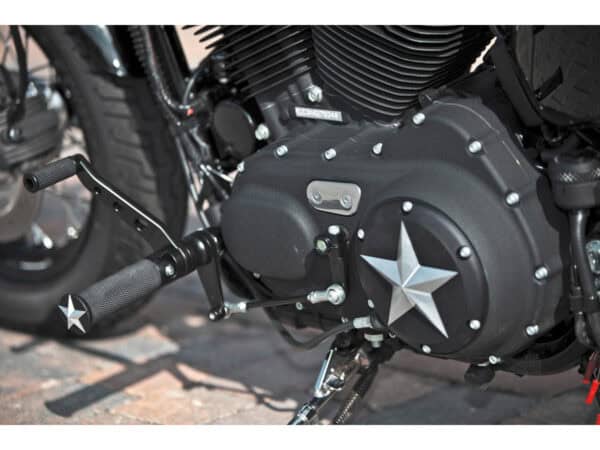 Open Mind Clutch Cover 6-Hole Bi-Color Anodized