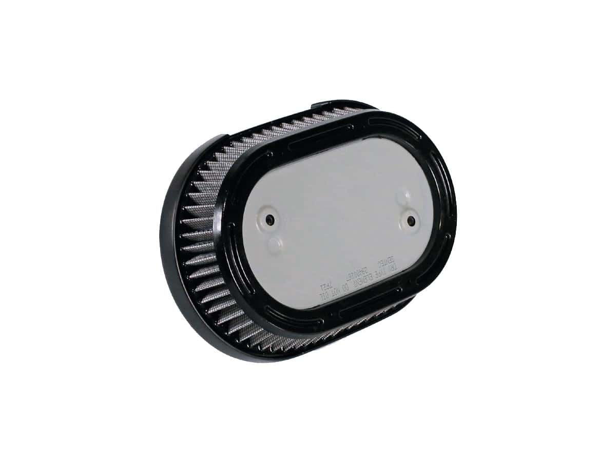 Oval airbox air cleaner kit flat black, 99-17 dyna, (except 16-17 fxdls), 00-15 softail, (except 11 flstse2, 12 flstse3, 13-14 fxsbse, 14-15 flstnse), 99-07 touring 1 Thunderbike