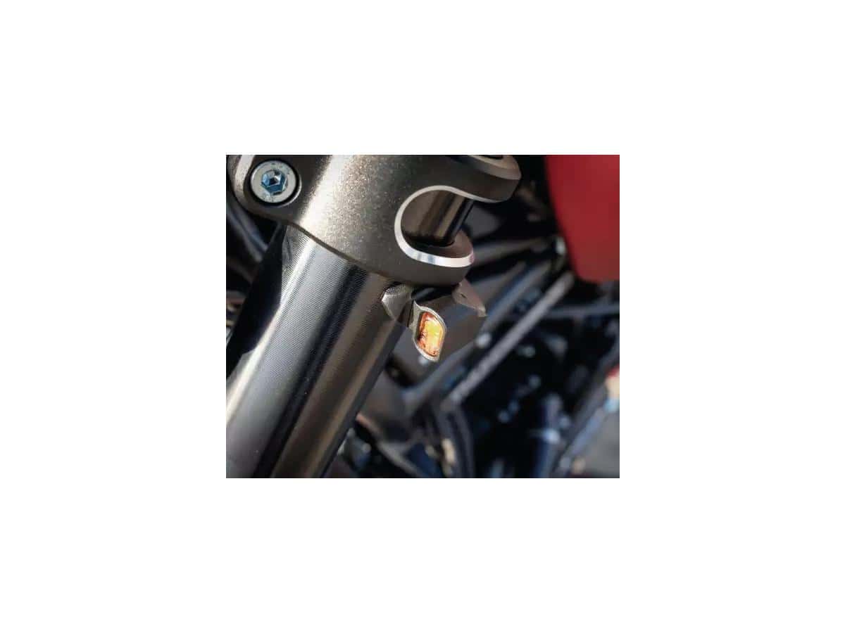 Quick-stripe turn signal set 54mm black powder coated tinted led Quick-stripe turn signal set 54mm black powder coated tinted led